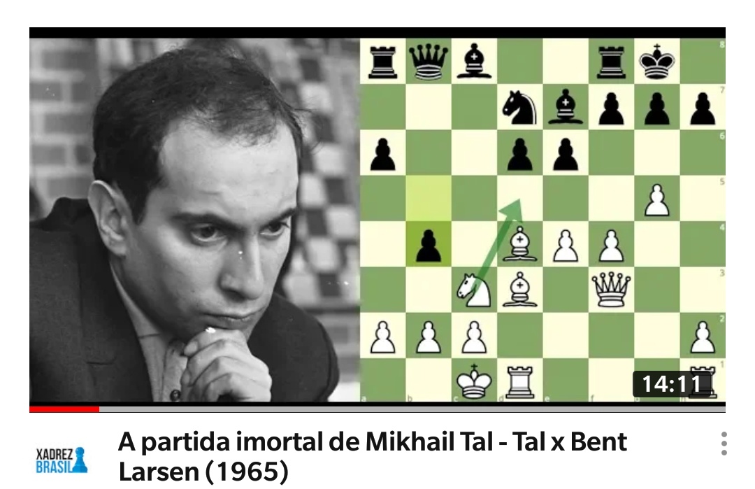Mikhail Tal - Uma de suas melhores partidas